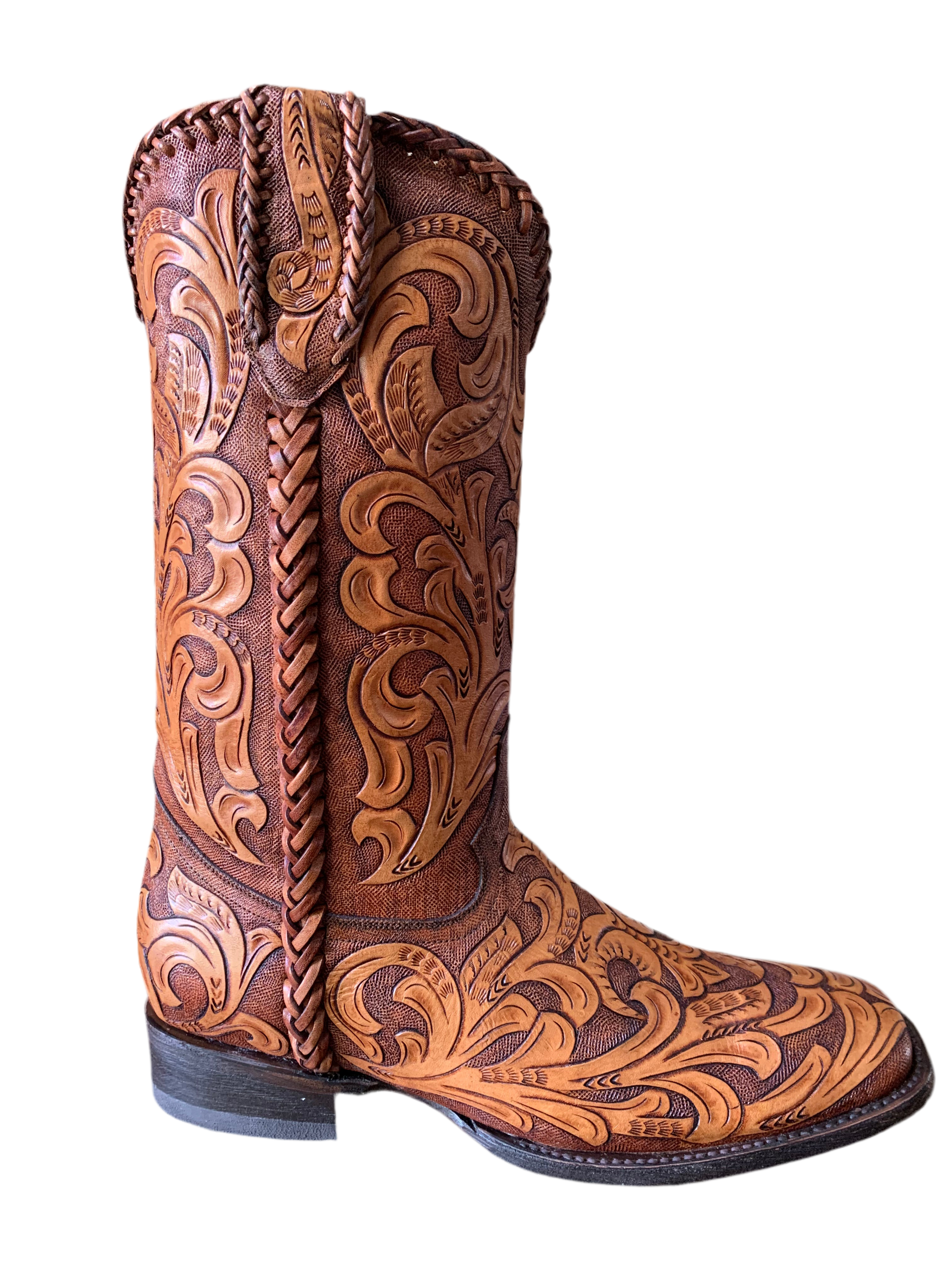 Hand crafted boots- Saddle brown