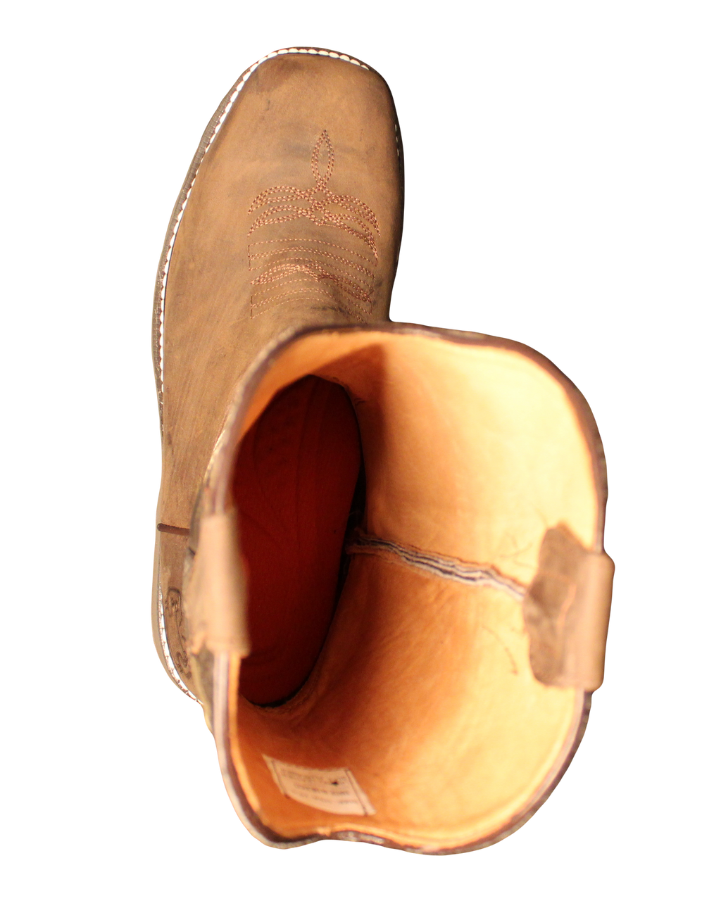 Cowhide leather steel toe boots- color Camel