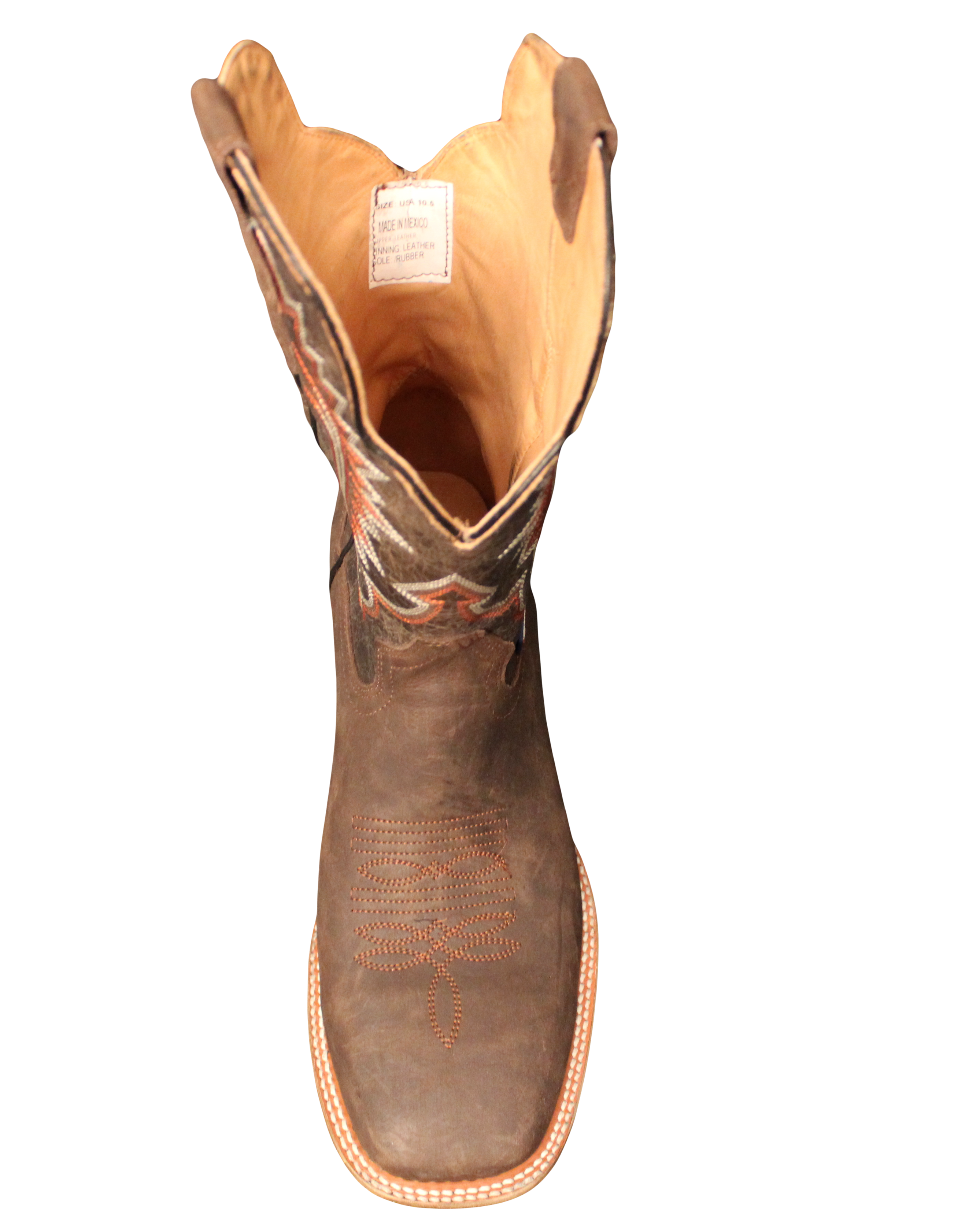 Rodeo Leather Boots- Color Camel