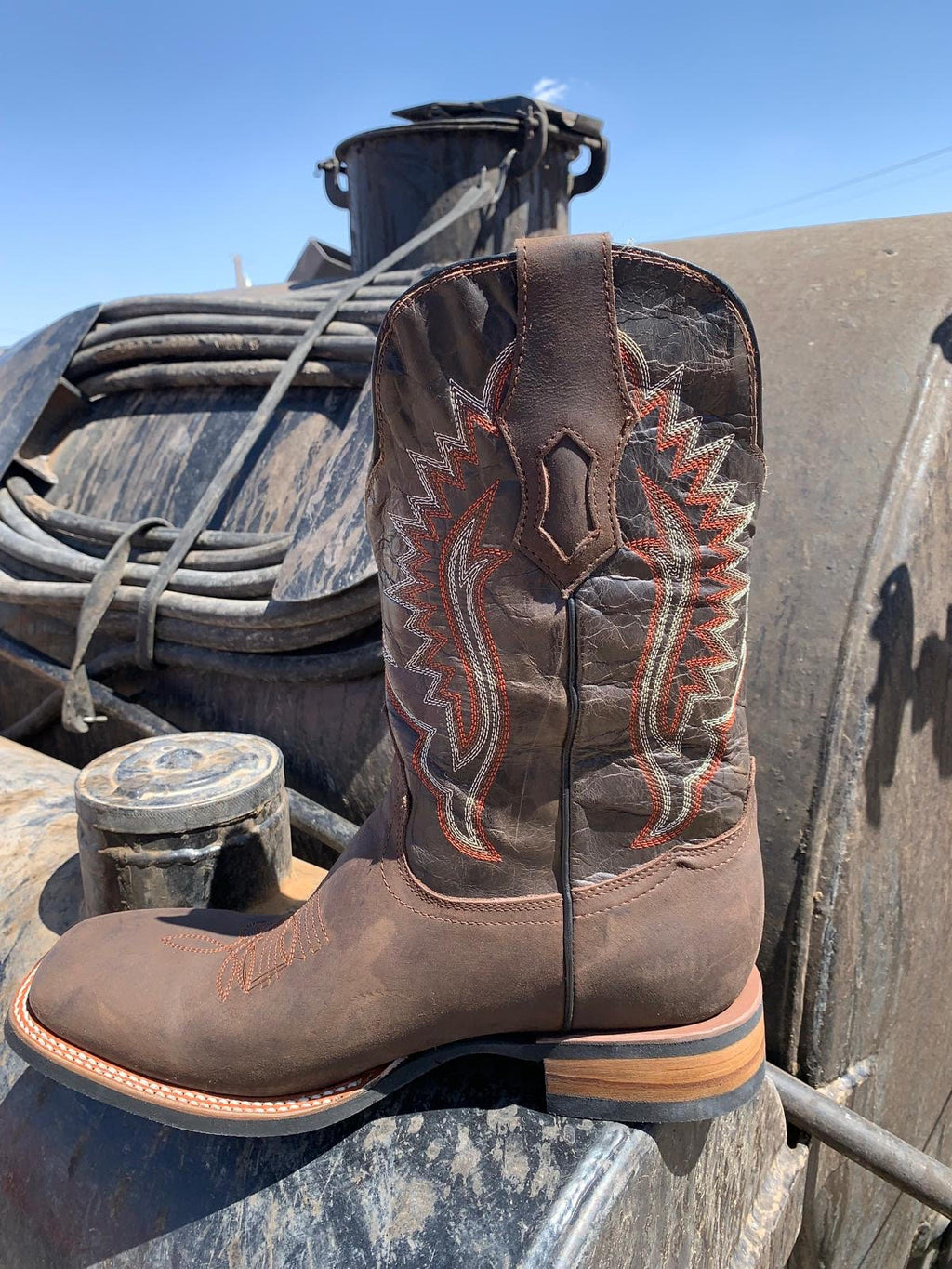 Rodeo Leather Boots- Color Camel